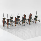 Napoleonic Wars Russian Artillery Infantry Block Figures Set