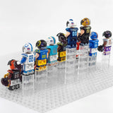 NFL Football Players Block Figures Set of 16pcs with Super Bowl Trophy Accessories