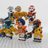 NFL Superbowl Football Player Block Figures Set of 8pcs