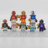 NFL Superbowl Football Player Block Figures Set of 8pcs