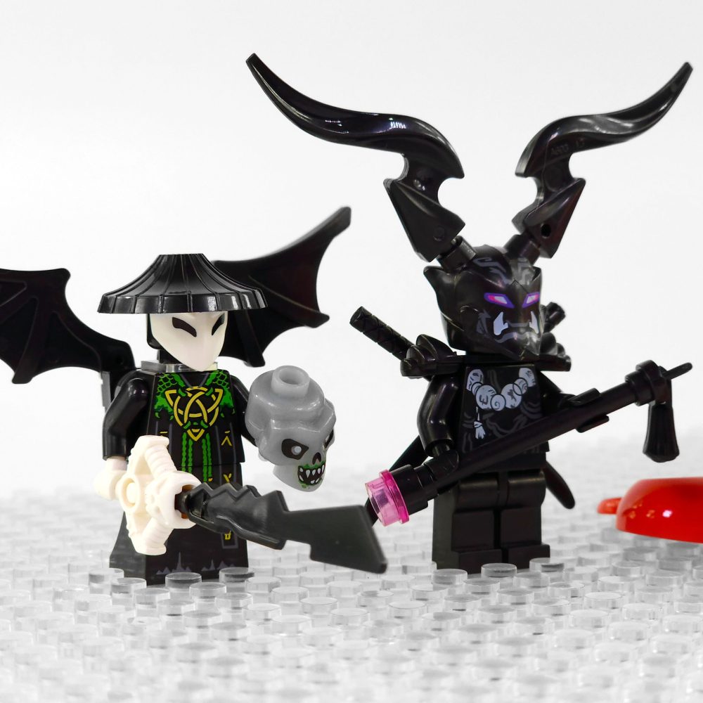 Ninjago Mr E Fangdam Vangelis Morro Oni Block Figures Set of 5pcs