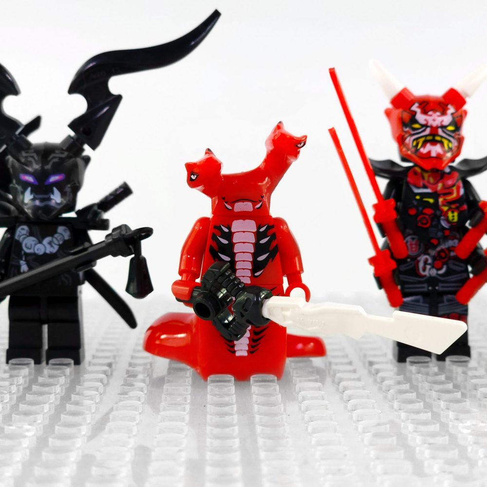 Ninjago Mr E Fangdam Vangelis Morro Oni Block Figures Set of 5pcs