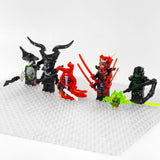 Ninjago Mr E Fangdam Vangelis Morro Oni Block Figures Set of 5pcs