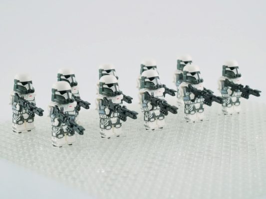 Space War Theme Imperial Super Commando Block Figures Set