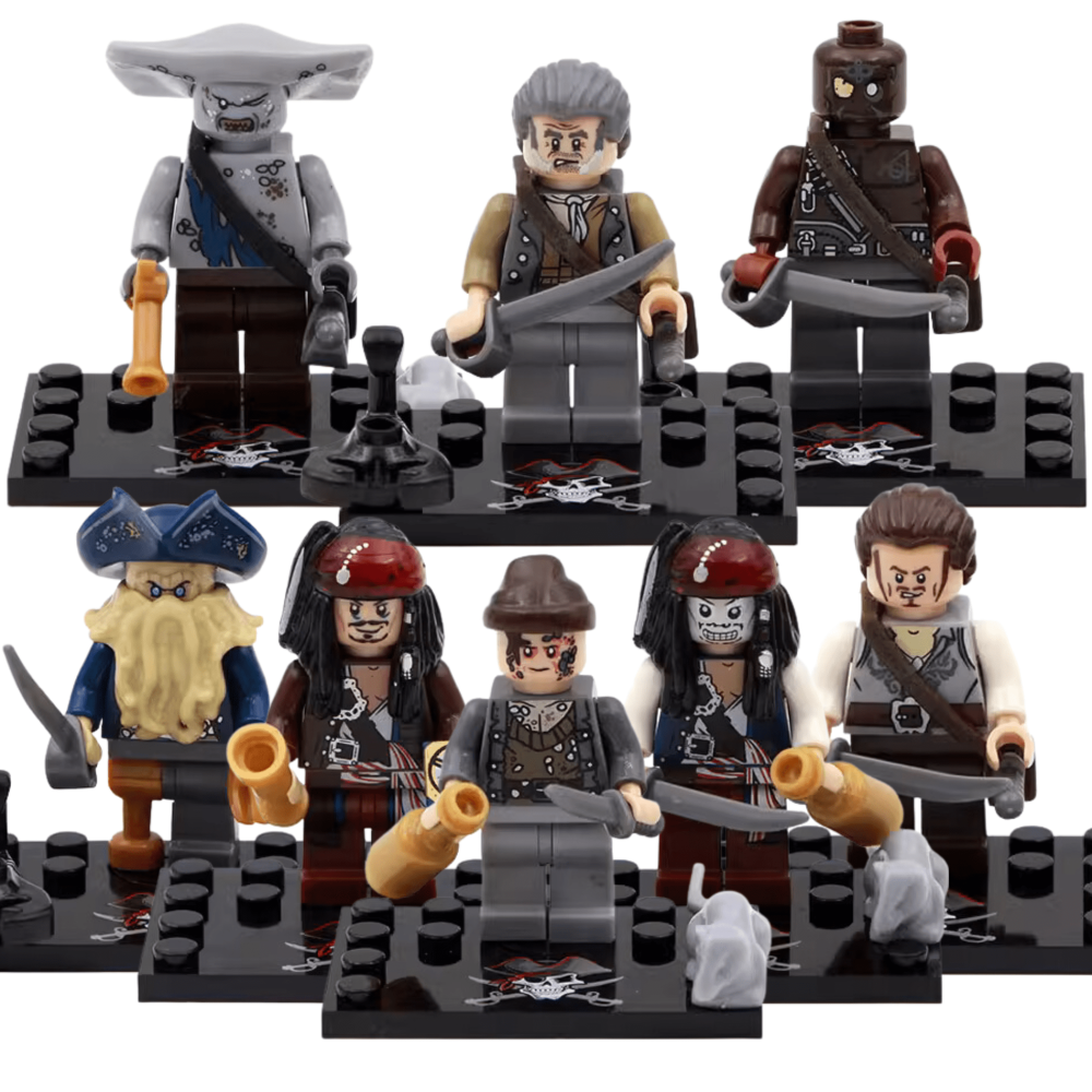 Pirates of the Caribbean Dead Man’s Chest Block Figures Set