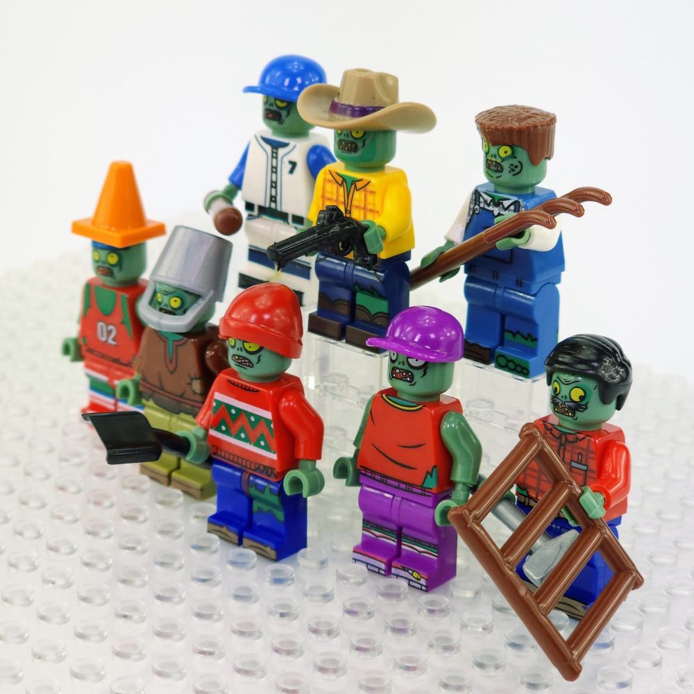 Plants vs Zombies Block Figures Set of 8pcs