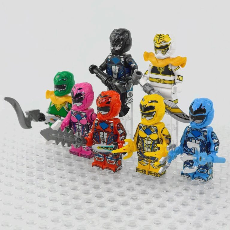 Power Rangers Block Figures Set of 7pcs