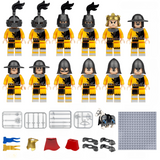 Raven Knight’s Medieval Soldiers Block Figures Set