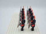 Red Dragon Knights Style 1 Block Figures Set of 10pcs