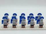 Roman Centurions (Blue) Block Figures Set of 10pcs