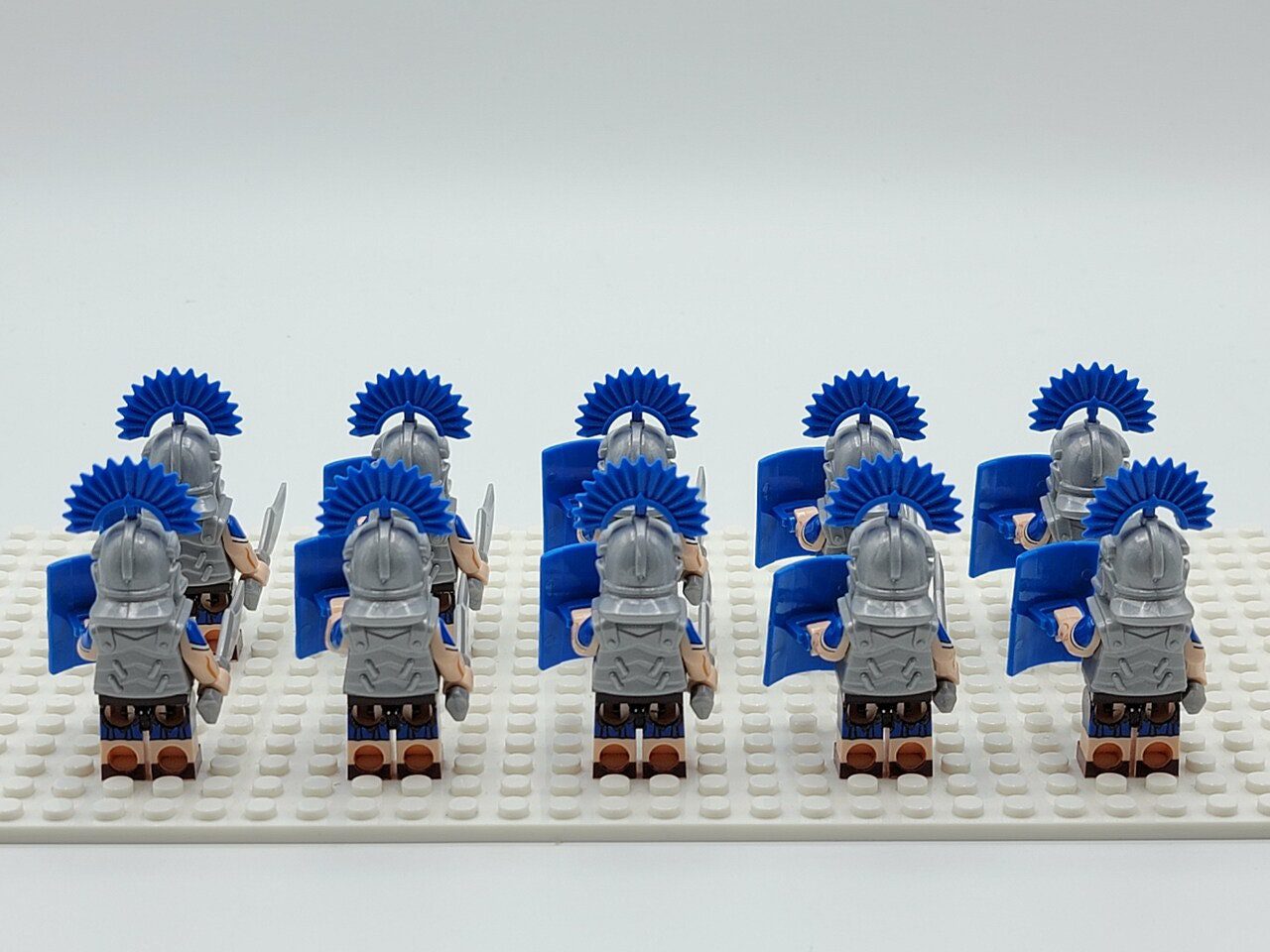 Roman Centurions (Blue) Block Figures Set of 10pcs
