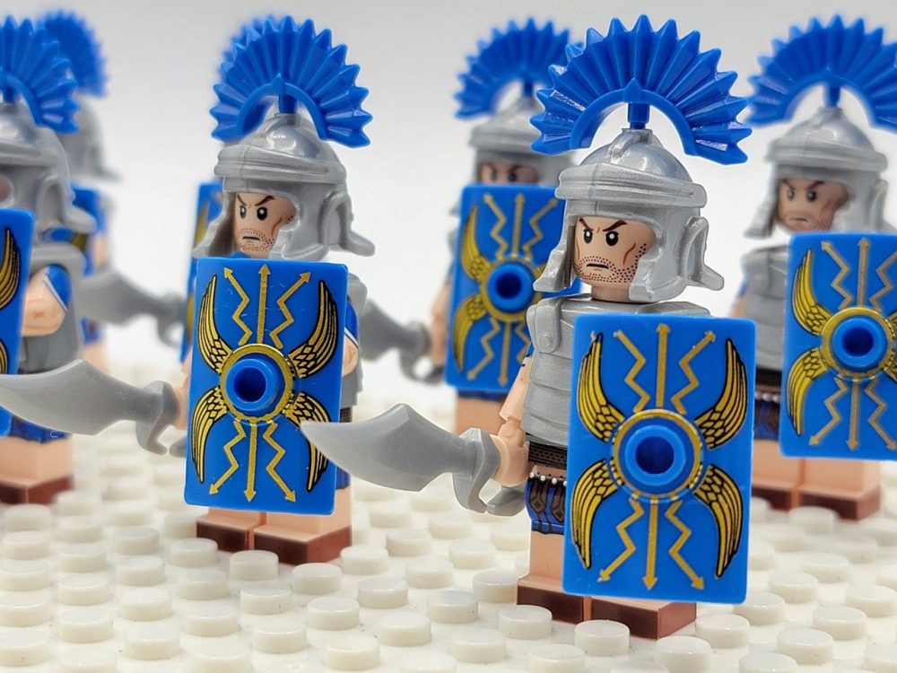 Roman Centurions (Blue) Block Figures Set of 10pcs