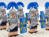 Roman Centurions (Blue) Block Figures Set of 10pcs