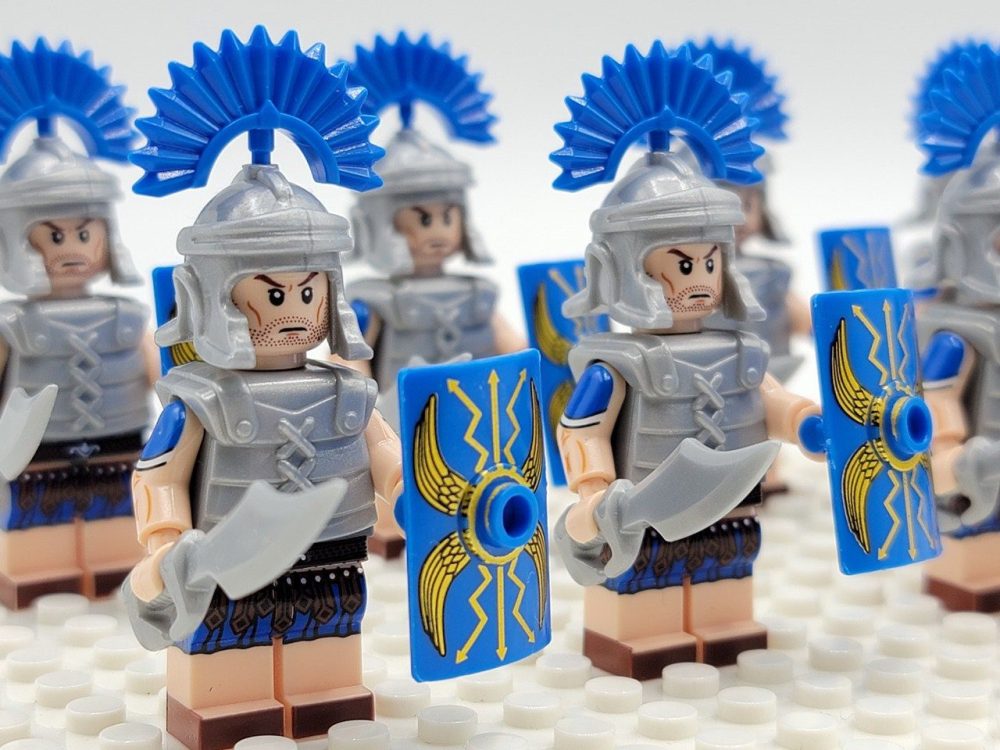 Roman Centurions (Blue) Block Figures Set of 10pcs
