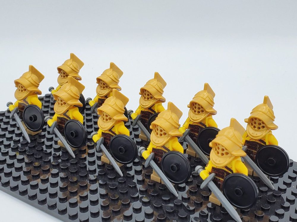 Roman Gladiators Murmillos Minifigures Set of 10pcs 6-41