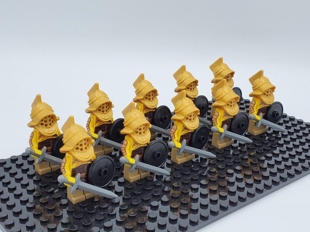 Roman Gladiators Murmillos Minifigures Set of 10pcs 6-41