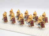 Roman Gladiators Secutors Block Figures Set of 10pcs