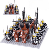 Crusaders War Horse Contingents Block Figures Sets