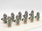 Roman Legion Archers (Green) Block Figures Set of 10pcs