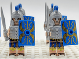 Roman Legion Infantry (Blue) Block Figures Set of 10pcs