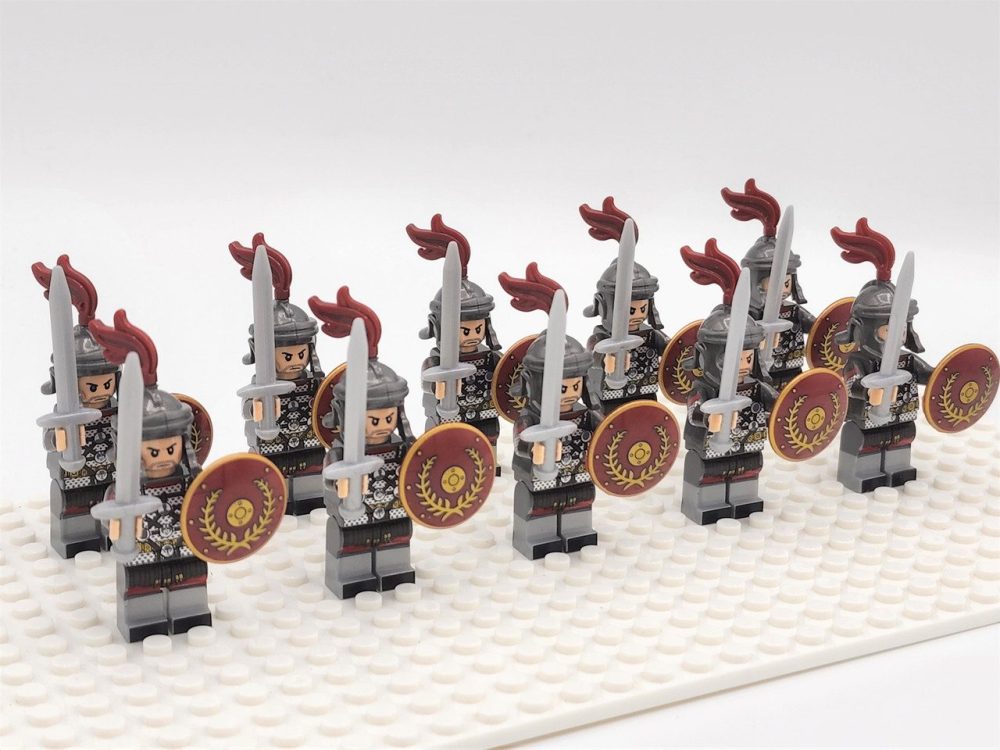 Roman Signifier Guards Block Figures Set of 10pcs
