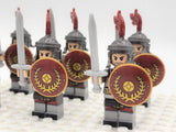 Roman Signifier Guards Block Figures Set of 10pcs
