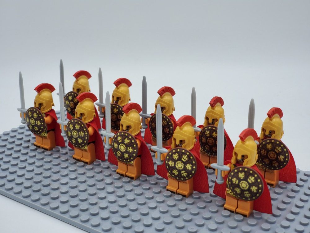 Roman Soldiers Block Figures Set of 10pcs