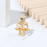 Skeleton Soldiers With Swords Block Figures  Set Beige 12pcs