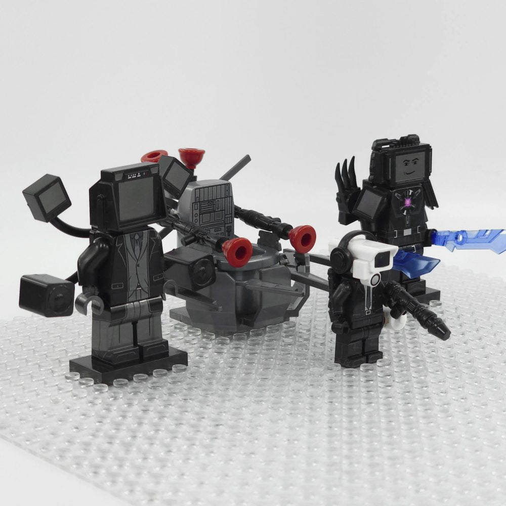 Skibidi Toilet Alpha-Hills Lab Block Figures Set of 4pcs