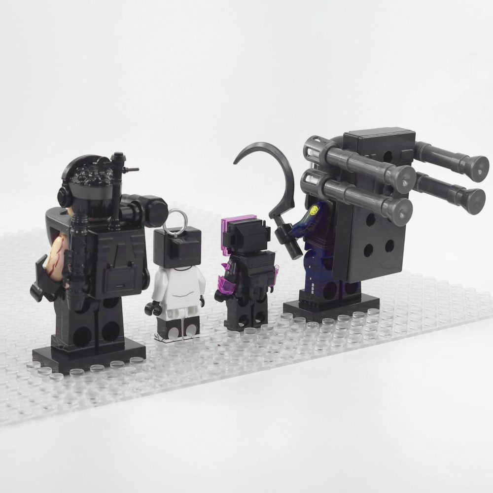 Skibidi Toilet  Maxifigure  Block Figures Set