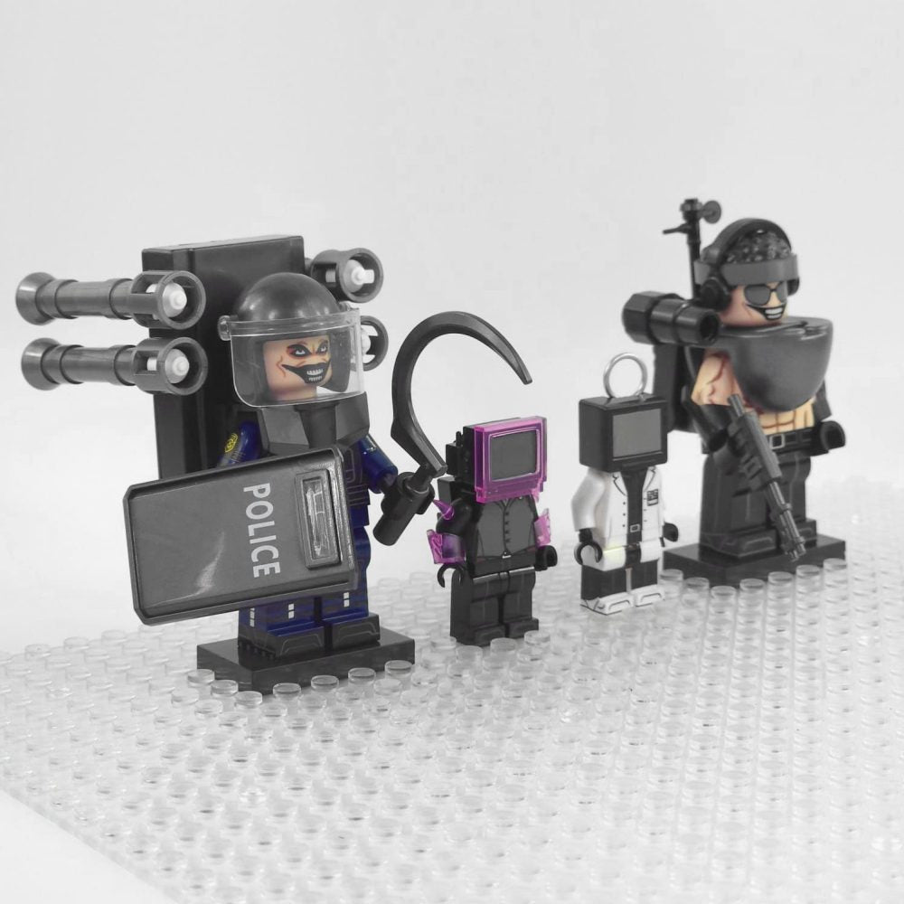 Skibidi Toilet  Maxifigure  Block Figures Set