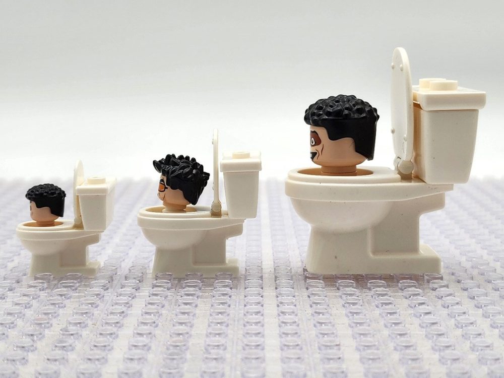Skibidi Toilet Youtube Shorts Block Figures Set of 4pcs