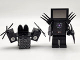 Skibidi Toilet Youtube Shorts Block Figures Set of 4pcs