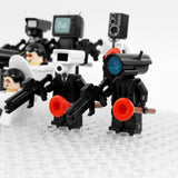 Skibidi Toilet Youtube Shorts Block Figures Set of 8pcs