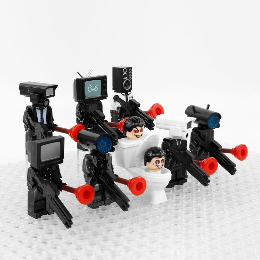 Skibidi Toilet Youtube Shorts Block Figures Set of 8pcs