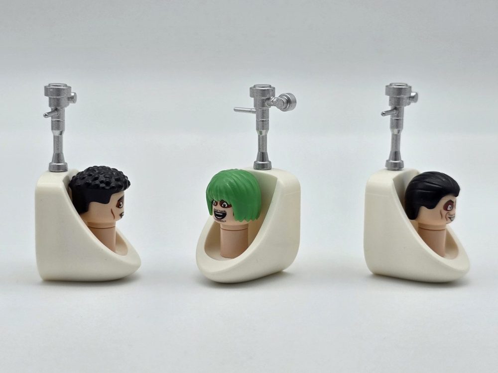 Skibidi Toilet Youtube Shorts Set 2 Block Figures Set of 4pcs