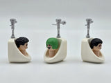 Skibidi Toilet Youtube Shorts Set 2 Block Figures Set of 4pcs