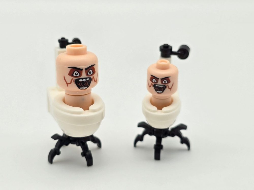 Skibidi Toilet Youtube Shorts Set 2 Block Figures Set of 4pcs