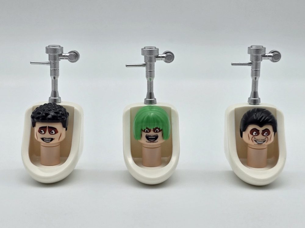 Skibidi Toilet Youtube Shorts Set 2 Block Figures Set of 4pcs