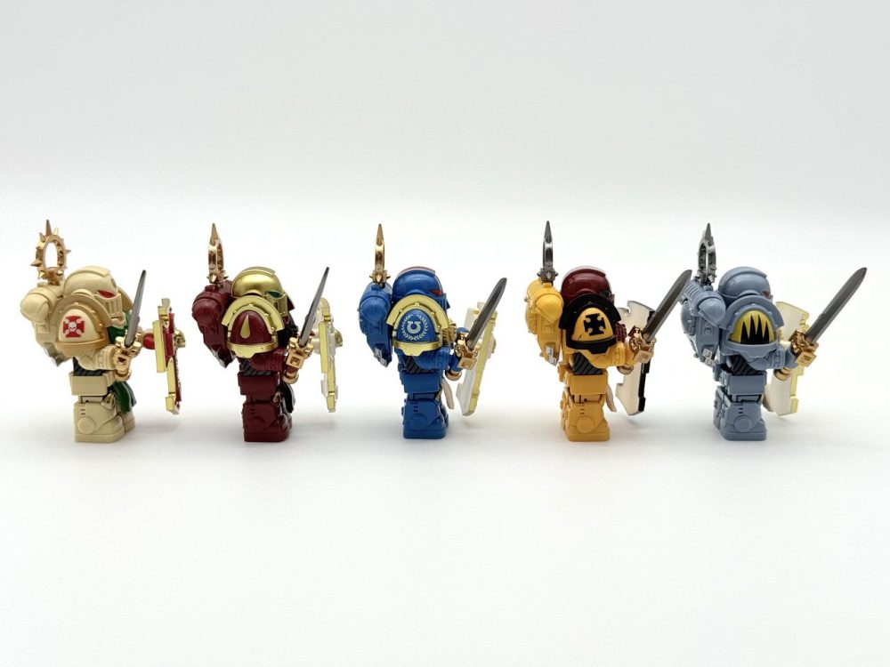 Space Marines Bladeguards Block Figures Set