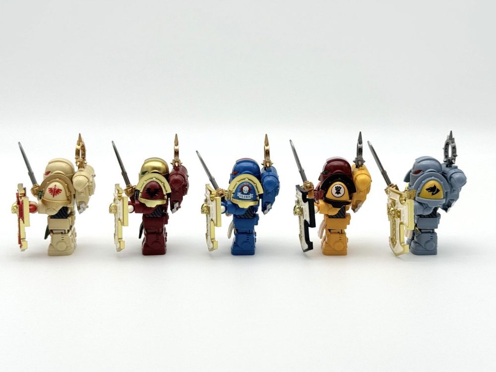 Space Marines Bladeguards Block Figures Set
