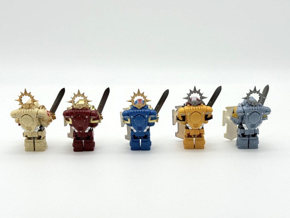 Space Marines Bladeguards Block Figures Set