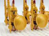 Spartan Warriors (Gold Armour) Block Figures Set of 10pcs