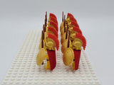 Spartan Warriors Spears Block Figures Set of 10pcs