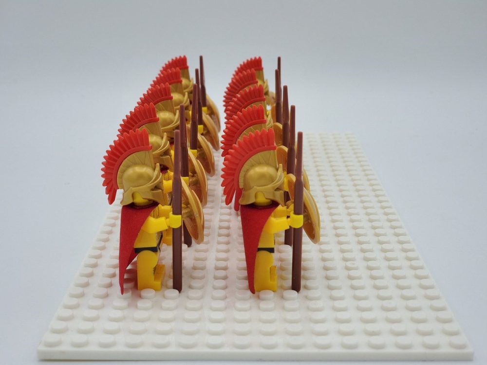 Spartan Warriors Spears Block Figures Set of 10pcs