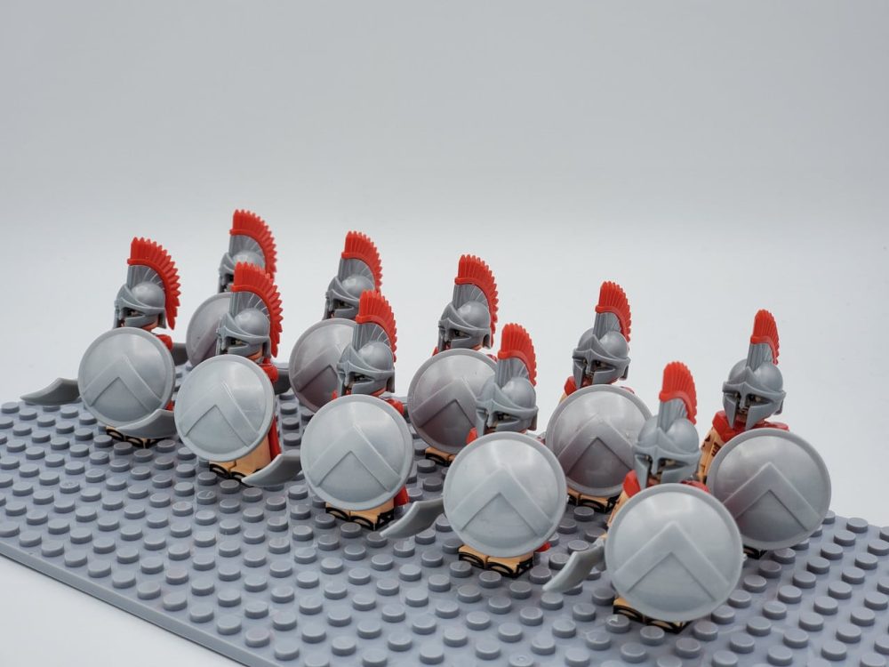 Spartan Warriors Swords Block Figures Set of 10pcs