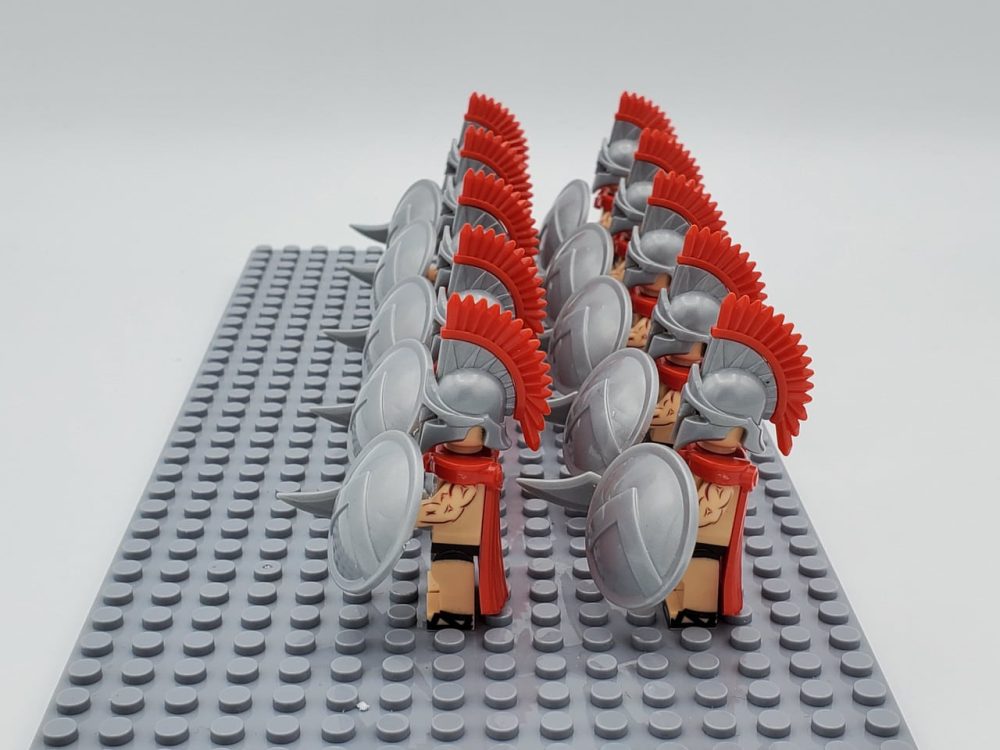 Spartan Warriors Swords Block Figures Set of 10pcs