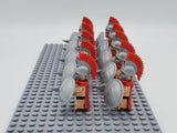 Spartan Warriors Swords Block Figures Set of 10pcs