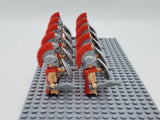 Spartan Warriors Swords Block Figures Set of 10pcs