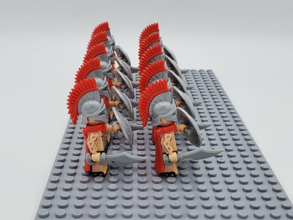 Spartan Warriors Swords Block Figures Set of 10pcs